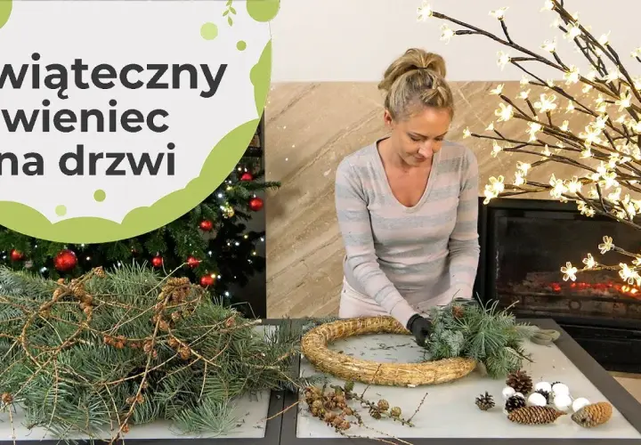 Ozdoby świąteczne na drzwi jak zrobić – proste i efektowne pomysły