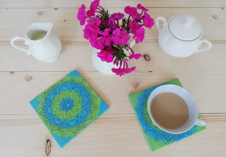 Jak zrobić podkładki pod kubek DIY – kreatywne pomysły na coasters