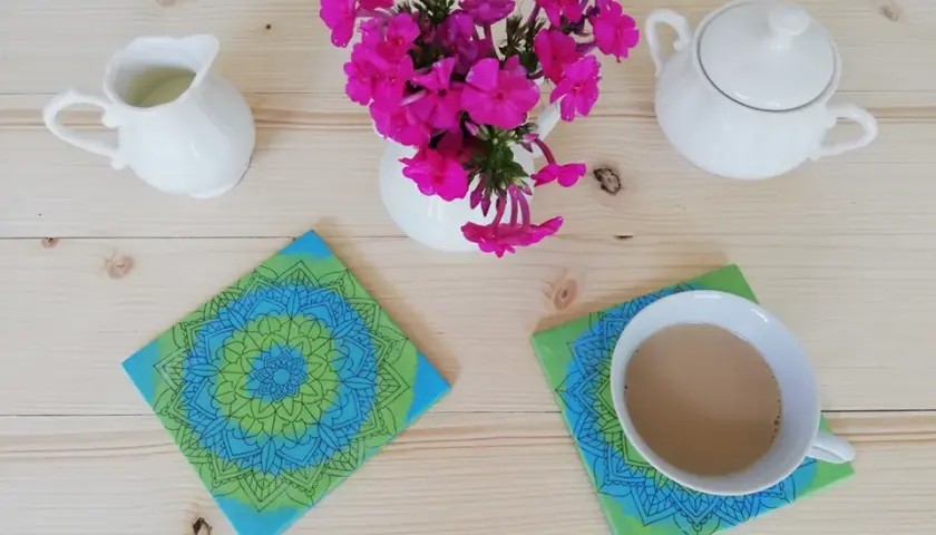 Jak zrobić podkładki pod kubek DIY – kreatywne pomysły na coasters