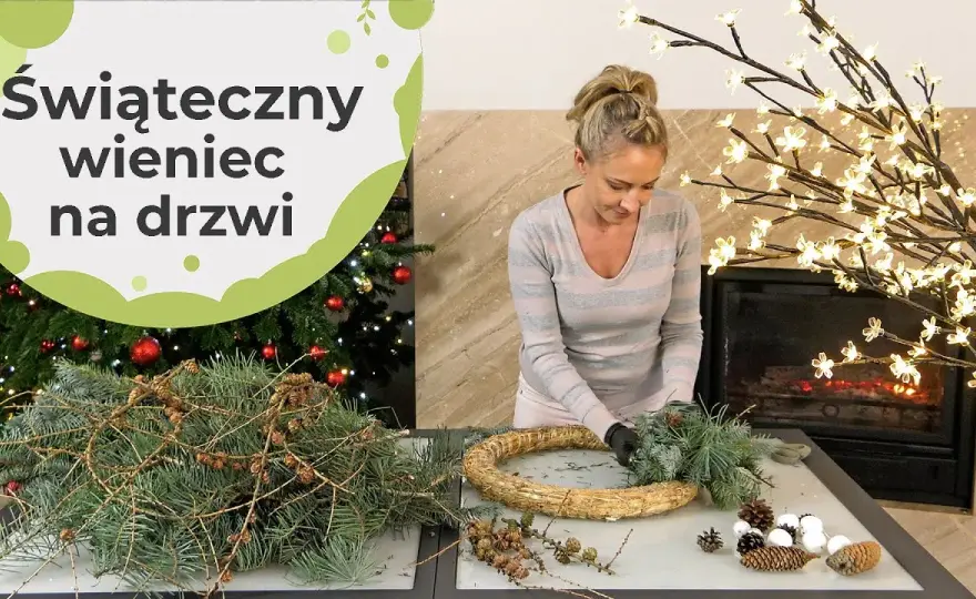 Ozdoby świąteczne na drzwi jak zrobić – proste i efektowne pomysły