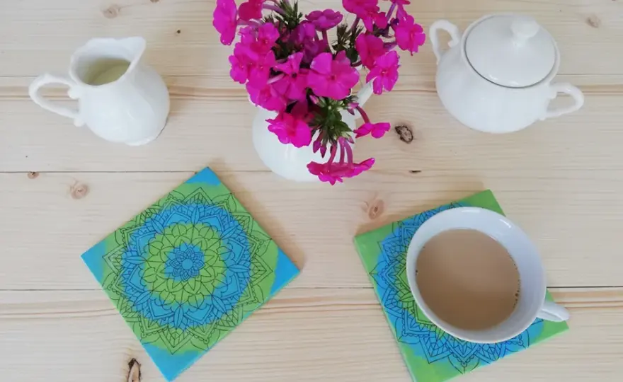 Jak zrobić podkładki pod kubek DIY – kreatywne pomysły na coasters