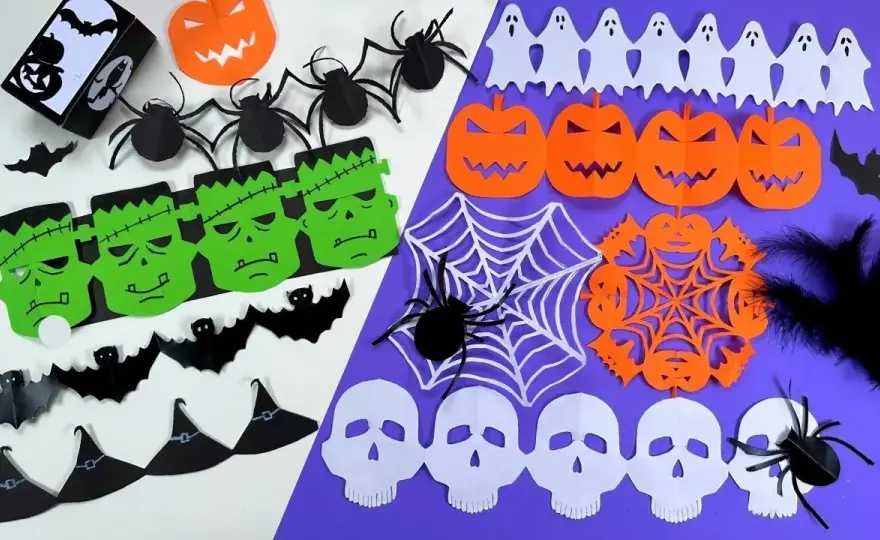 Jak zrobić ozdoby na Halloween z papieru – proste i kreatywne pomysły