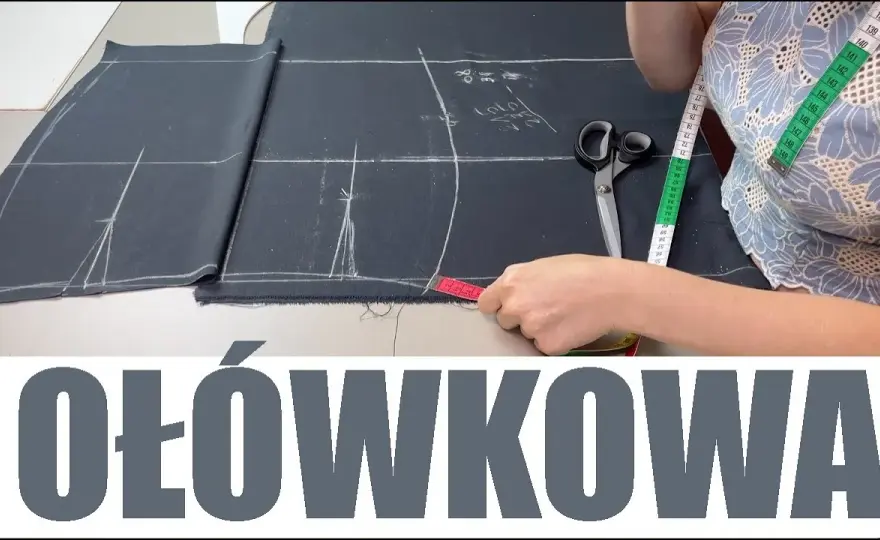 Jak uszyć spódnicę ołówkową - prosty wykrój i praktyczne porady