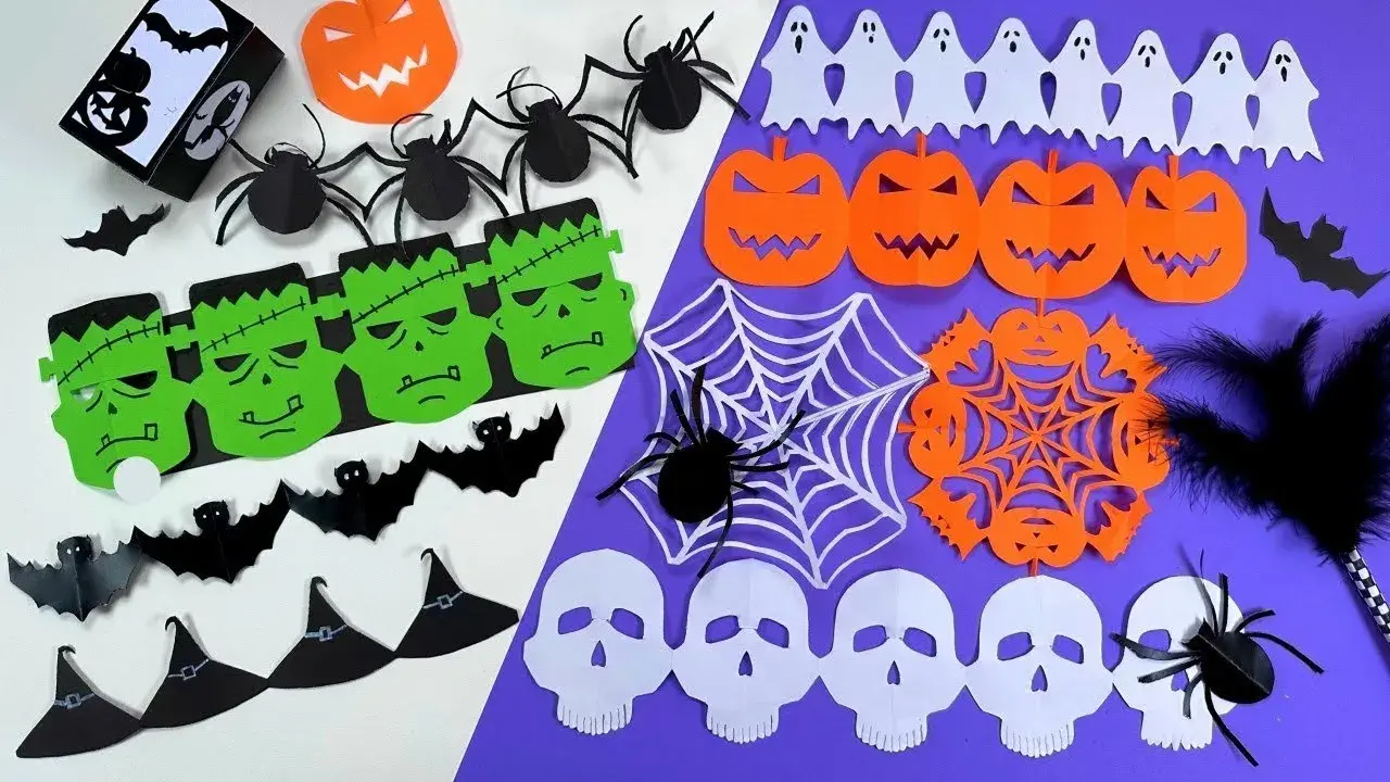 Jak zrobić ozdoby na Halloween z papieru – proste i kreatywne pomysły